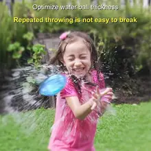 Reusable Water Balloons Quick Fill Self Sealing Water Bomb Splash Balls For Pool Easy Tying Water Balloon For Water Fight Game