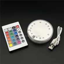 Reusable rechargeable LED lights Narguile Nargile Chicha Accessories Cachimba Charging Remote Control Hookah Shisha lamp Light