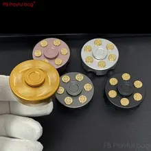 Revolver Wheel Spinner Adult Metal spinning toys Detachable bullet model Children hand gyro Decompression toy TS16
