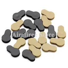 Rifle KeyMod Rail Rubber Insert Protector Plug Single Slot Covers for Freefloat KeyMod Rail 10pcs/set
