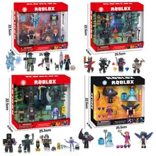 Roblox Building Blocks Action Figures Toys with Accessories Puzzle Assembling Cute Game Children's Birthday Gift Toys