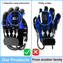 Robotic Rehabilitation Gloves Finger Training Equipment For Stroke Hemiplegic Cerebral Hemorrhage Patients With Motorized Hands