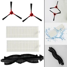 Roller Brush Filter Kits For AiRROBO P10 Robotic Vacuum Cleaner Parts Side Brush Roller Brush Filters Sweeper  Filters