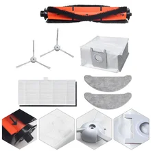 Roller Brush Side Brush Filter Dust Bag Mop Pad Cloths For Arnagar S8 Pro S8 Robot Vacuum Cleaner Main Brush Filter Bag Rag Part