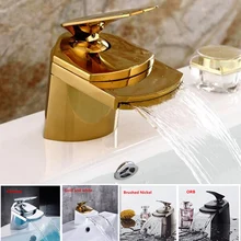 Rose Gold Basin Faucet Modern Bathroom Sink Mixer Tap Brass Wash basin Faucet Single Handle Single Hole Crane For Bathroom