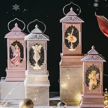 Rotary Ballet Princess Music Box Girls Night Lights Children's Birthday Gifts Family Bedroom Desktop Accessories Home Decoration