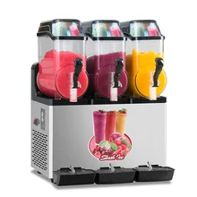 SM112 Electric Commercial Slush Machine Juice Dispenser Frozen Juice Cold Drinking Ice Cream Snow Melting Machine