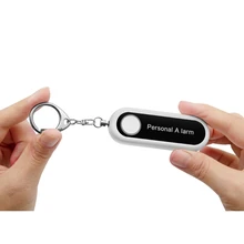 Safe Personal Alarm 125dB  Keychain Alarm with LED Light for Student Kid Women Elderly Outdoor Security