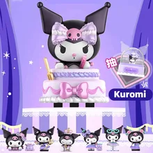 Sanrio Characters Kuromi Birthday Party Blind Box Action Figure Collection Cute Toy Children Christmas Gifts