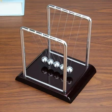 Science Kits & Toy Newton’s Cradle Ball Interactive Emotional Smooth Toy Anxiety Relief Toy Office Desk Toy for therapy