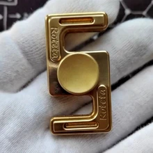 Second-Hand out-of-Print Folding Bow Fingertip Gyro Brass Material Normal Use Trace