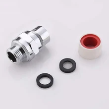 Shower Head Connector Adjustable Angle Swivel Adapter Water Flow Ball Joint Accessories For G 1/2 Straight Threaded Shower Arms