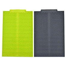 Silicone Drain Pad Drying Mat Pots Dish Drain Mat Tableware Non-slip Drain Mats Anti-scald Coaster Kitchen Utensils For Kitchen
