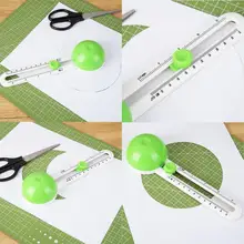 Simple Round Cutter Paper Cutter Shear Knife Model Patchwork Disc Knife Round Paper Clip Card Cutting Machine Office Supplies