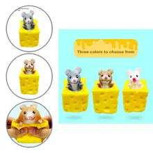 Skin-friendly Lightweight Relieve Anxiety Decompression Venting Pinch Cheese Block Toy Decompression Toy for Children