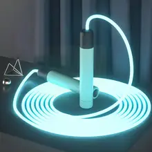 Skipping Adjustable Night Glowing Rope Luminous Jump Skipping Fitness Home LED Slim Exercise Exercise Ropes Rope Light Body