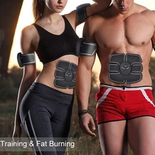 Smart Muscle Stimulator Abdominal Trainer Pad Hip Slimming Massager Unisex Body Abdominal