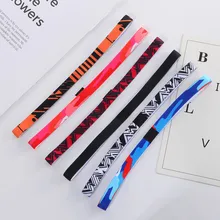 Sport Hairband Running Head Band Sweat Anti-slip Elastic Biking Sweatband Bands Headbands For Women Men Badminton Hair Grip