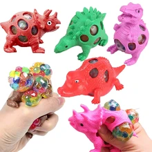Squishy Stress Dinosaur Balls Fidget Toys Crocodile Sensory Stress Squeeze Stress Ball Toy for Adults Kids Stress Gifts