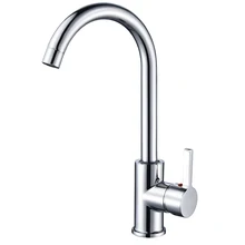 Stainless Steel Kitchen Faucet Hot and Cold Water Kitchen Faucet 360° Swivel Sink Modern Bathroom Vanity Faucet Single Handle