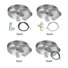 Stainless Steel Kitchen Sink Cup Rinser Cleaner Attachment Press High Pressure Automatic Cup Washer bar Coffee Pitcher KTV