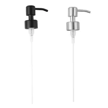 Stainless Steel Soap Dispenser Hand Press Lotion Bottle Top Pump Leakproof Shampoo Dispenser Pump Kitchen Bathroom Foaming Pumps