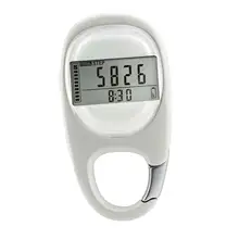 Step Counter with Carabiner Gadgets Walking 3D Sensor Pedometer for Climbing