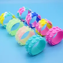 Suction Cup Square Pat Pat Silicone Sheet  Fidgets Toy Children Stress Relief Antistress Soft Squeeze Toys