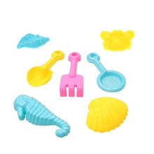 Summer Beach Toys for Kids Fun Shovel Beach Rake Set  With Cute Animal Model Seahorse Shell Play Sand Water Pool Toys For Childs