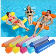 Summer Inflatable Foldable Floating Row Swimming Pool Water Hammock Air Mattresses Bed Beach Pool Toy Water Lounge Chair