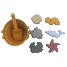 Summer Vacation Travel Toy Set of 8Pieces Bathtub Toy Pool Toy Outdoor Indoor Soft Sand for PLAY Set for Children Boys G