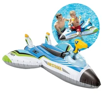 Swimming Pool Accessories Water Amusement Inflatable Toy Plane Pool Toys Water Play Equipment Swim Toys Children's Inflatables