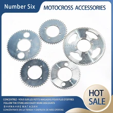 T8F Rear Sprocket 35t 44t 54t 64t 68t 74t Teeth 26/29/34/54mm For Mini Motorcycle ATV Four Wheel Mud Pit 47cc 49cc Parts