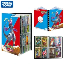 TAKARA TOMY 240Pcs Pokemon Cards Album Book Cartoon Game  Card Ex VMAX GX Capacity Collection Folder Anime Cool Binder Kids Toys