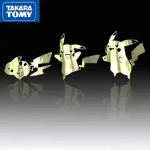 TAKARA TOMY Pokemon Pikachu Mobile Phone Metal Sticker Mobile Phone Shell Decoration Laptop Sticker Car Sticker