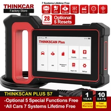 THINKCAR Thinkscan Plus S7 S4 S2 OBD2 Scanner Car Diagnostic Tool ABS Airbag Transmission BCM Diagnosis Code Reader 28 Reset