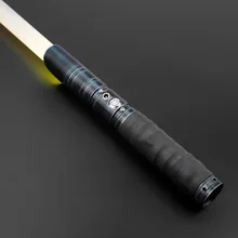 THYSABER Metal hilt heavy dueling  lightsaber with  12 colors change Force FX FOC Blaster Toys Jedi Laser Sword