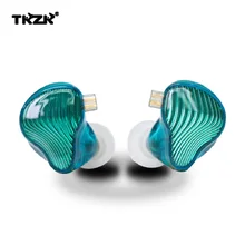 TKZK WAVE 1DD+1BA Hybrid 2 Driver Units Resin HIFI In Ear Earphone Monitor Running Sport Headset Earbuds Headphone KZ ZS10 Pro
