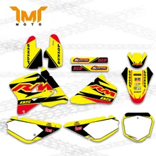TMT GRAPHICS & BACKGROUNDS DECALS STICKERS Kits Fit for Suzuki RM85 RM 85 2002-2012