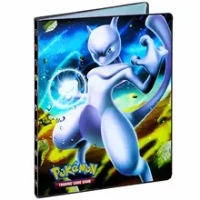 TOMY 240pcs Album Pokemon Mewtwo Cards Book Children Anime Game Card Collector Holder Binder Best Selling Folder Loaded List Toy