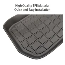 TPE Front Rear Truck Mat for Tesla Model3 Model Y 2021 Waterproof With Logo Model Y Accessories 2021 Truck Mat