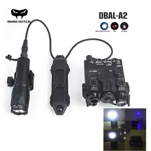 Tactical Metal DBAL A2 Laser Red Green Blue Dot IR Sight WADSN SF M300C White Light Strobe DBAL PEQ Lazer Airsoft Hunting Weapon