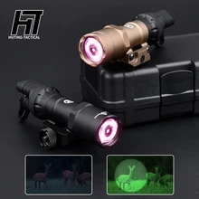 Tactical Surefir IR Flashlight M300B Dual Function Tail M300 M600 Rifle Mini Night Vision WeaponLight LED Torch Infrared Hunting