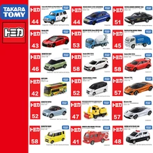 Takara Tomy Tomica  No.40-No.78 Cars Hot Pop 1:64 Kids Toys Motor Vehicle Diecast Metal Model