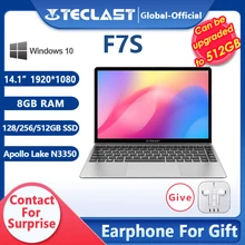 Teclast F7S 14.1" Laptop 1920x1080 IPS Notebook 8GB RAM 128GB 256GB 512GB ROM Intel Apollo Lake Windows 10 Laptops
