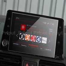Tempered glass screen protector film For Citroen Berlingo 2019 Car radio GPS Navigation Interior accessories
