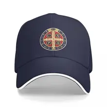 The Medal of Saint Benedict  Saint BenedictCap baseball cap Hood uv protection solar hat men's winter hats Women's
