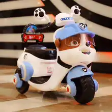The New Children Wang Team Electric Motorcycle Boys and Girls Can Ride A Three-wheeled Motorcycle Ride on Toys