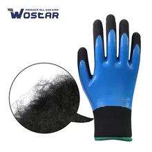 Thermal Gloves Cold Weather Work Waterproof Windproof Nitrile Gloves Non-slip Ice Snow Cleaning Anti-freeze Warm Winter Gloves