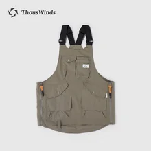 Thous Winds Outdoor Camping Function Vest Jacket Fishing Photography Multi-purpose Tactical Vest Chef Cooking Apron